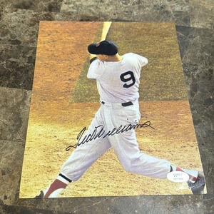 Ted Williams Boston Red Sox autograph photo